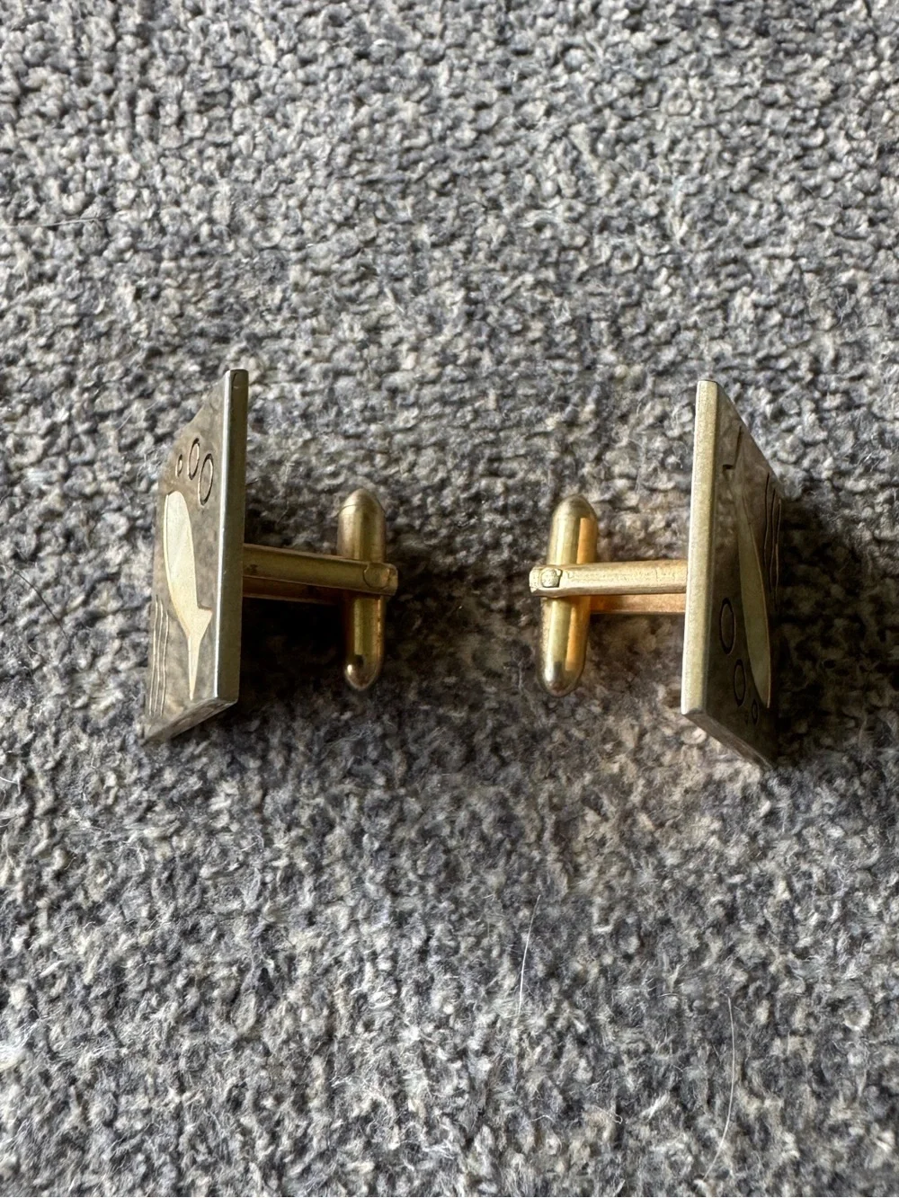 Vintage Swank Modernist Cufflinks